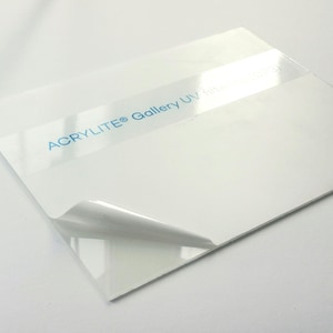 UV Acrylic Only (plexiglass)- Acrylite Premium framing grade alternative to glass, shatterproof, lightweight
