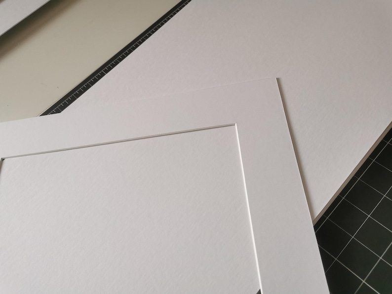 White Mats - Acid-free - 4 Ply - 1/16" Thick image 11