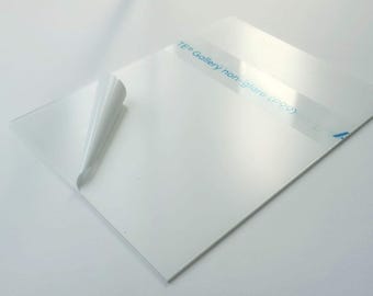 Non-Glare Acrylic (plexiglass) | Acrylite premium framing grade alternative to glass, shatterproof, lightweight | approx. 90% UV Filtering
