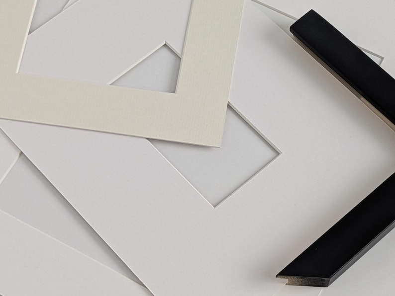 White Mats - Acid-free - 4 Ply - 1/16" Thick image 1