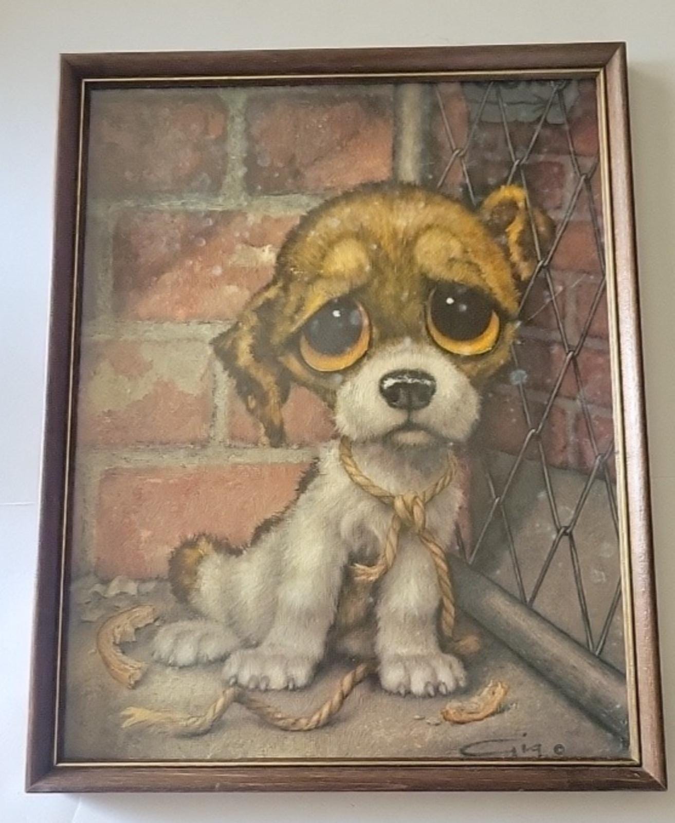 BIG EYES GIG ヴィンテージ レトロ 60s 絵 壁掛け アート BIG EYES GIG ヴィンテージ レトロ 60s 絵 壁掛け アート BIG