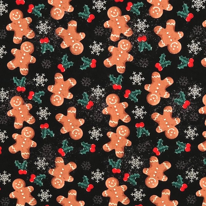 Gingerbread Fabric - Etsy