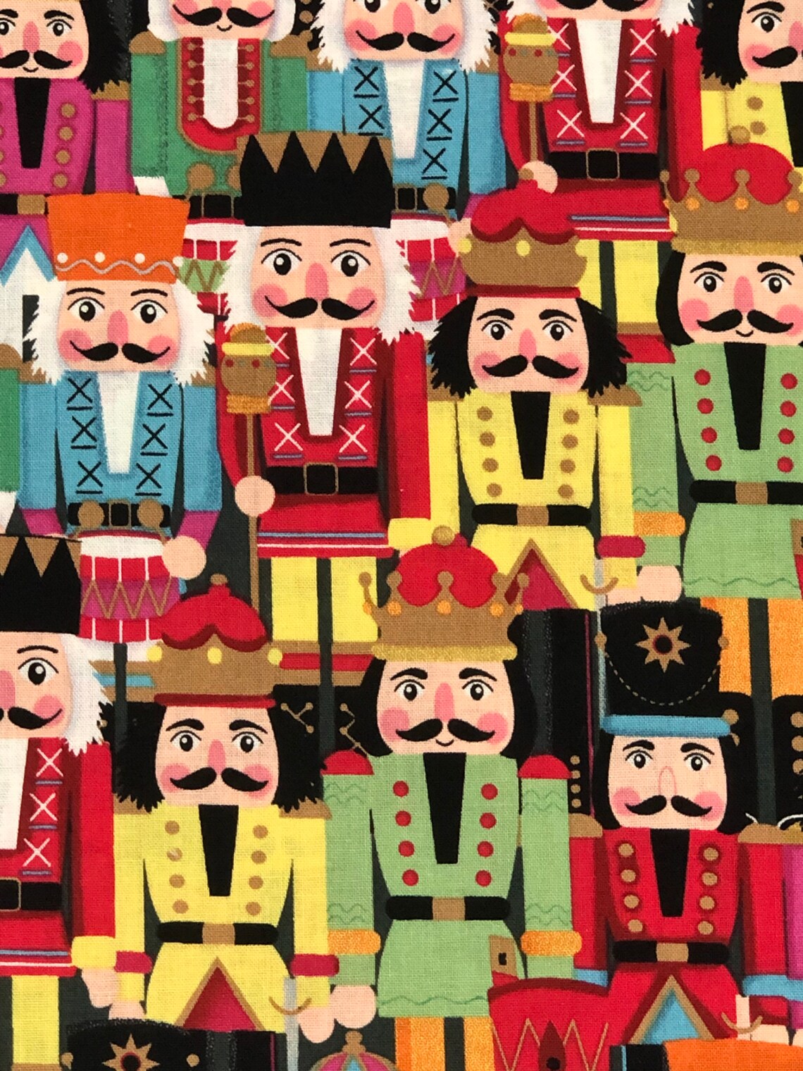 Nutcracker Fabric By Half Yard Fat Quarter Nutcracker Etsy