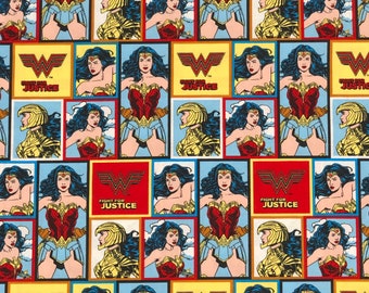 Wonder Woman Fabric Etsy