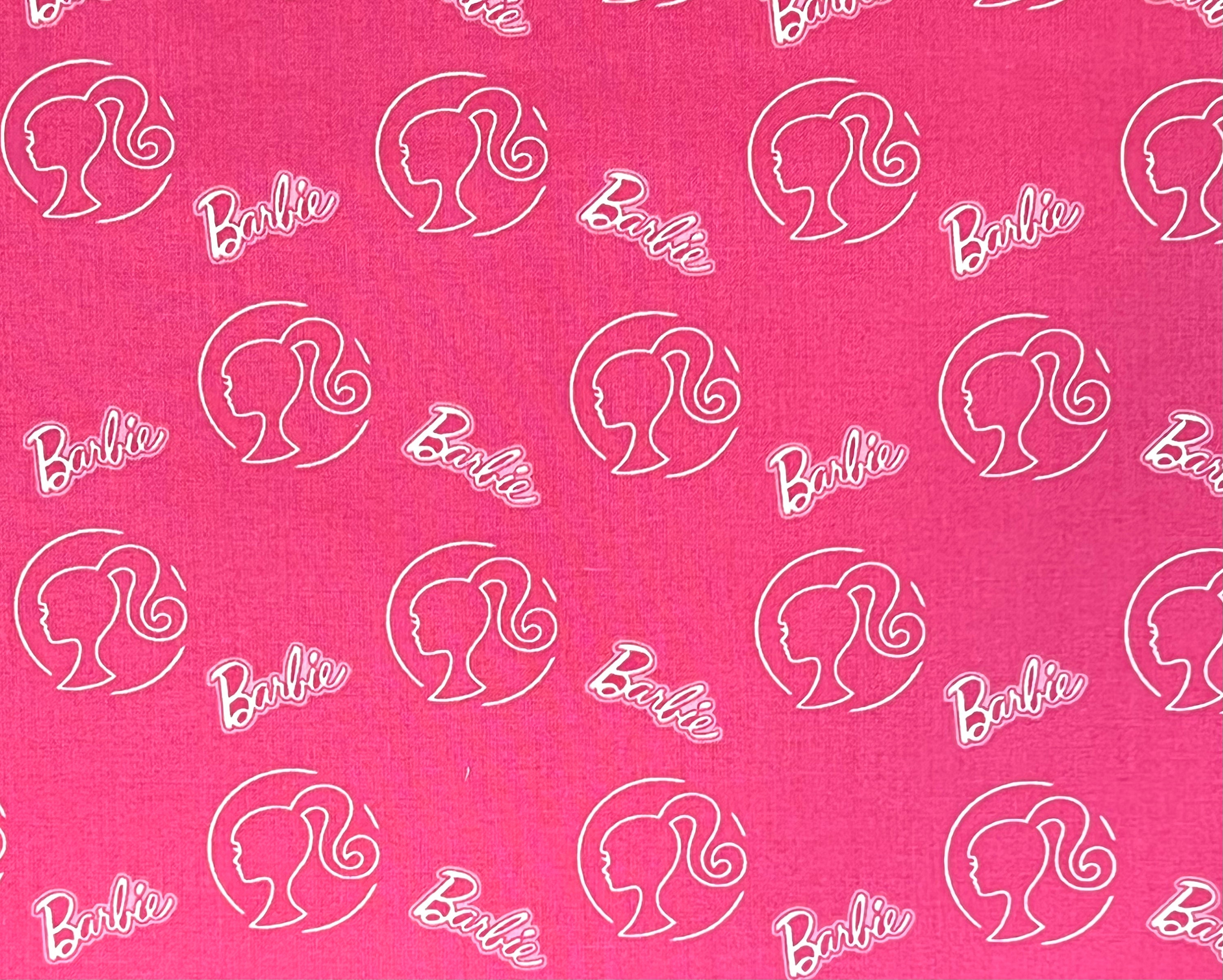 Barbie fabric by the yard sale
