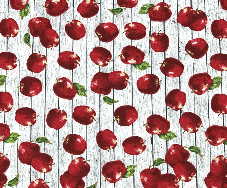Harvest Apples Fabric by the Half Yard Fat Quarter Tossed Etsy