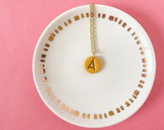 Initial Necklace Dainty Letter Necklace Monogram Jewelry Personalize Necklace Bridesmaid Gifts mother day jewelry handmade gift