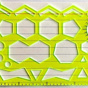 Ochemshop Chemistry Stencil | Organic Chemistry Stencil with Minor Cosmetic Defects | Improve your Chemistry Notes | Biochemistry Stencil