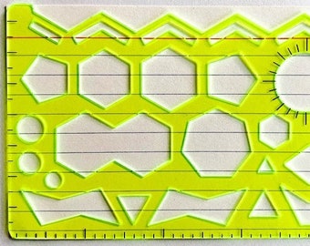 Ochemshop Chemistry Stencil | Organic Chemistry Stencil with Minor Cosmetic Defects | Improve your Chemistry Notes | Biochemistry Stencil