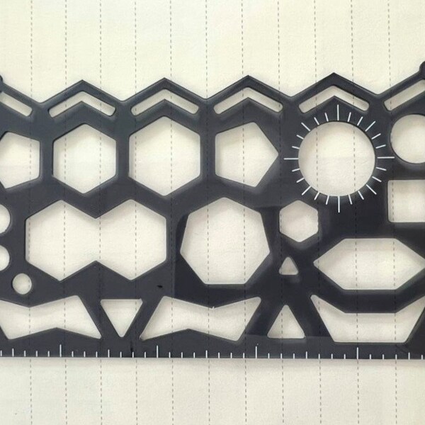 Science Stencil | Chemistry Stencil | Organic Chemistry Stencil |  | Drawing Stencil | Molecule Stencil |  Chemie Schablone