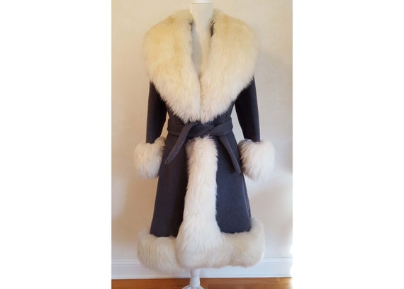 Rare Vintage 60's Lilli Ann Wool Princess Coat, Gr