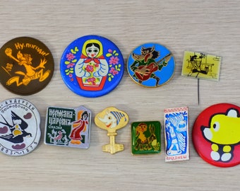 set of children s icons nu pogodi baby pins etsy