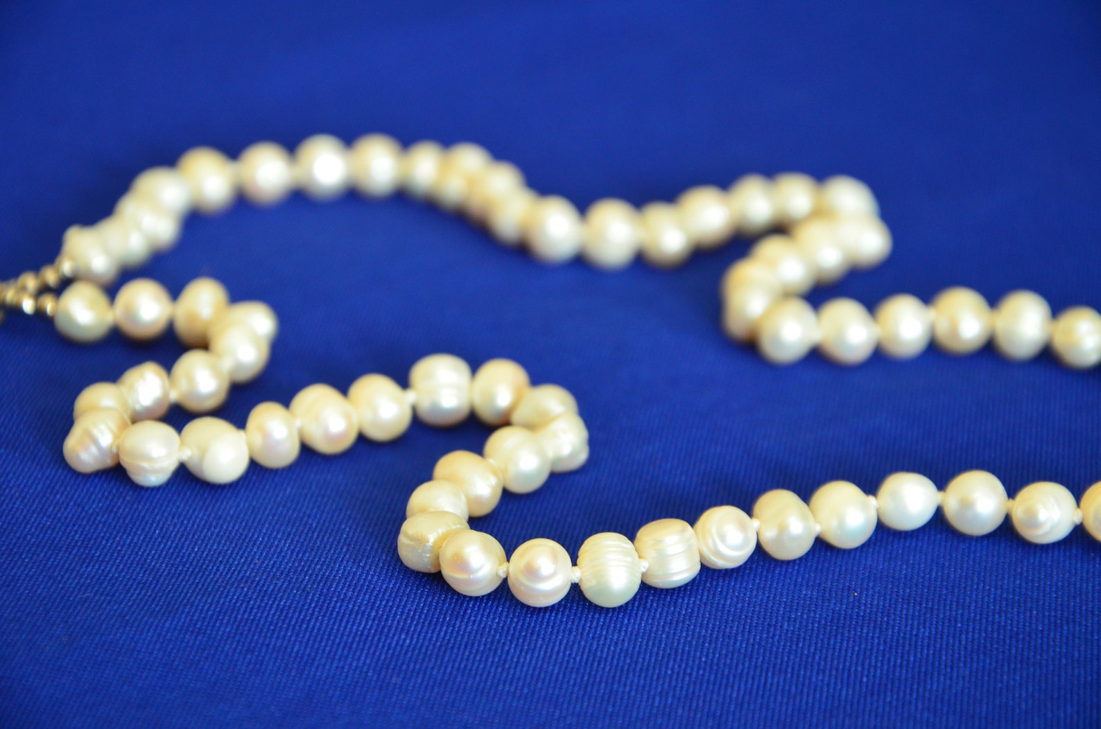 Perle naturali del fiume collana di perle d'acqua dolce - Etsy Italia