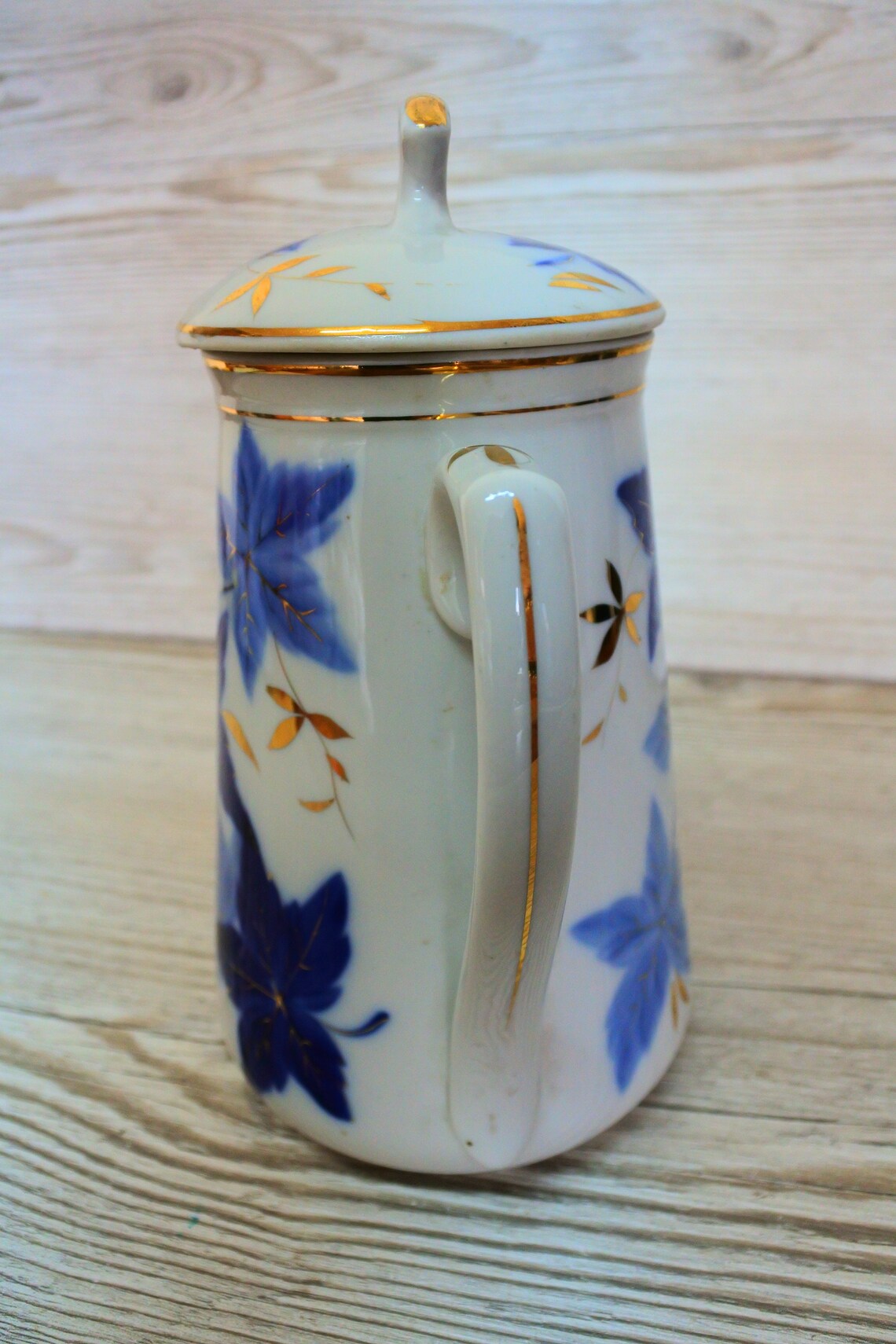 Vintage Jug Milk Jug With Lid Ceramic Jug Milk Jug Russian Etsy