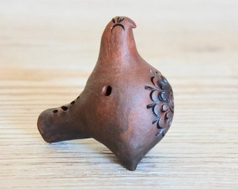 Ocarina musical, silbido de cerámica, silbido de pájaro, pájaro folklórico, pájaro gorjeo, pájaro de porcelana, pájaro musical,