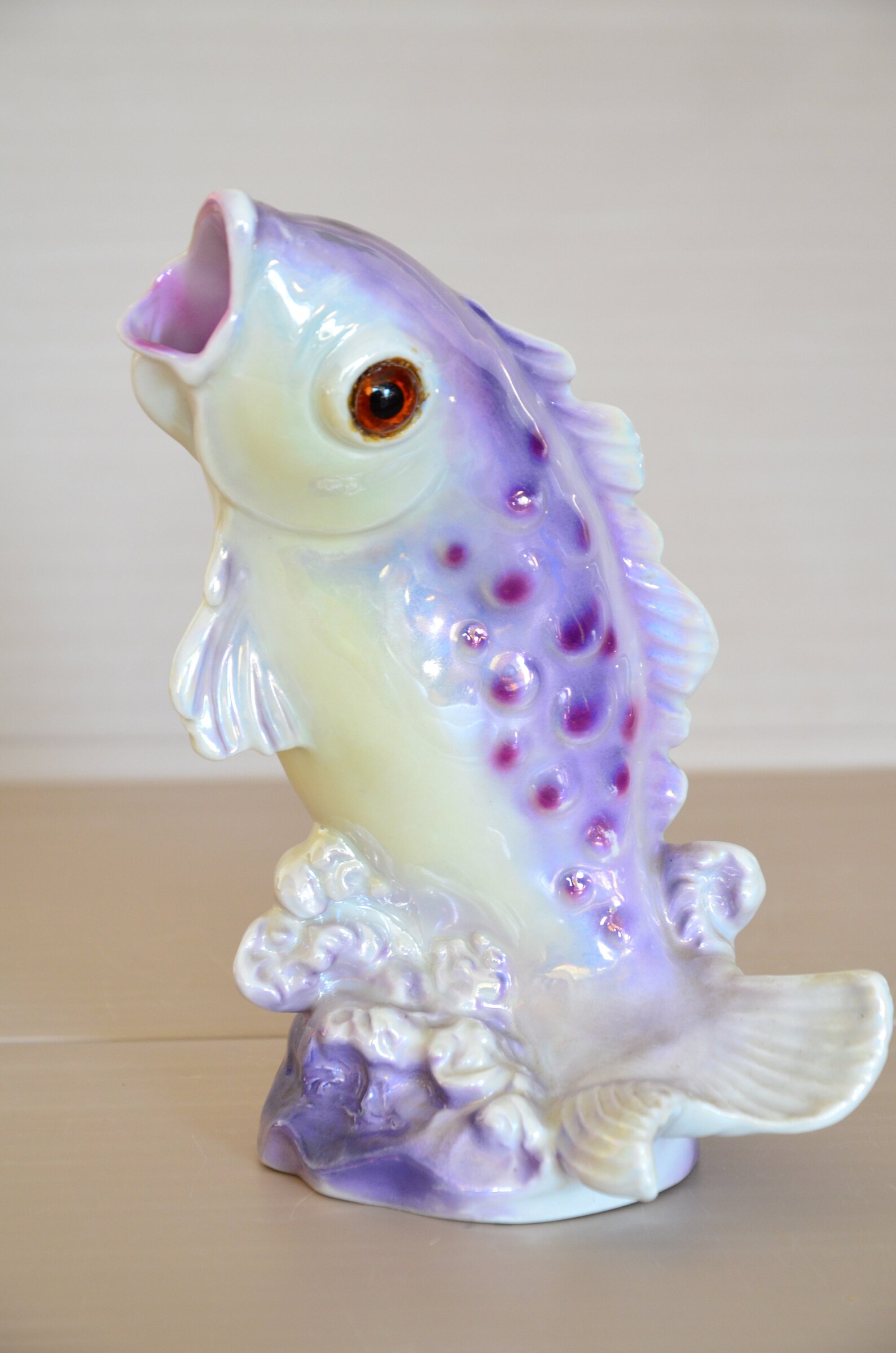 Porcelain Figurine Fish Antique Figurine Porcelain Germany Etsy