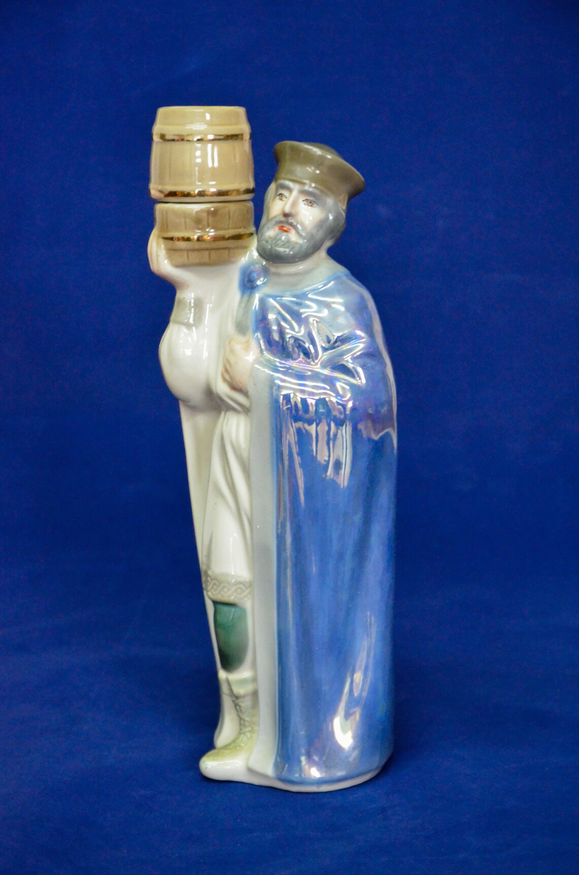 Ceramic Damask Porcelain Decor Gift for Man Alcohol Bottle Etsy