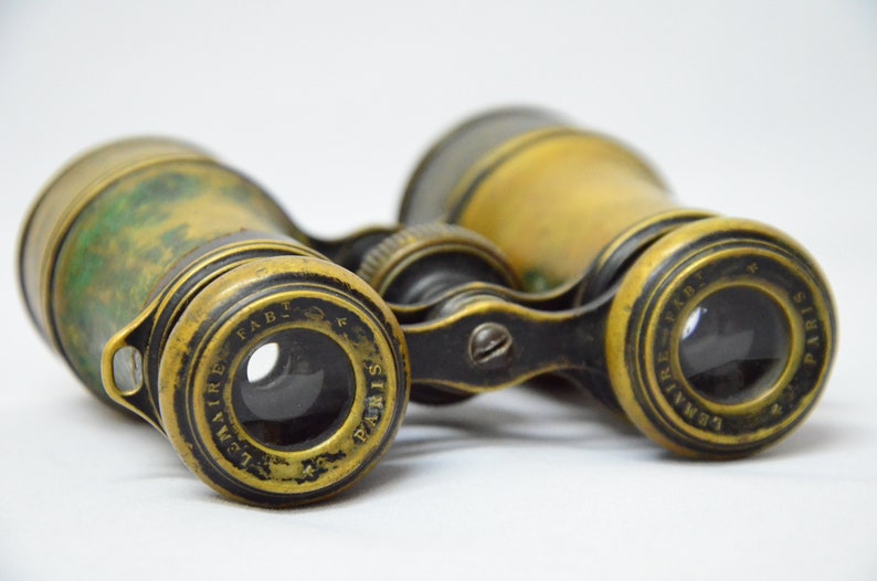 Old binoculars opera glasses brass glasses antique Etsy