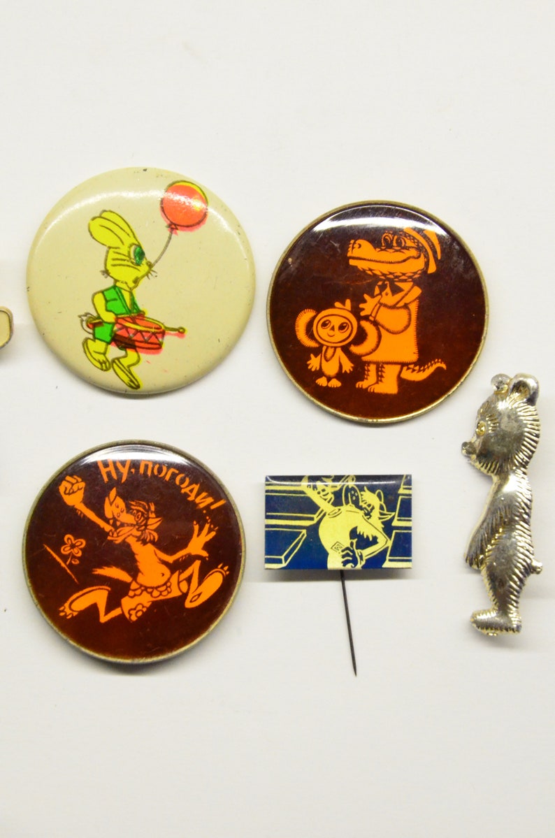 Set of Baby Badges baby Pins Vintage Badges 1970s Etsy