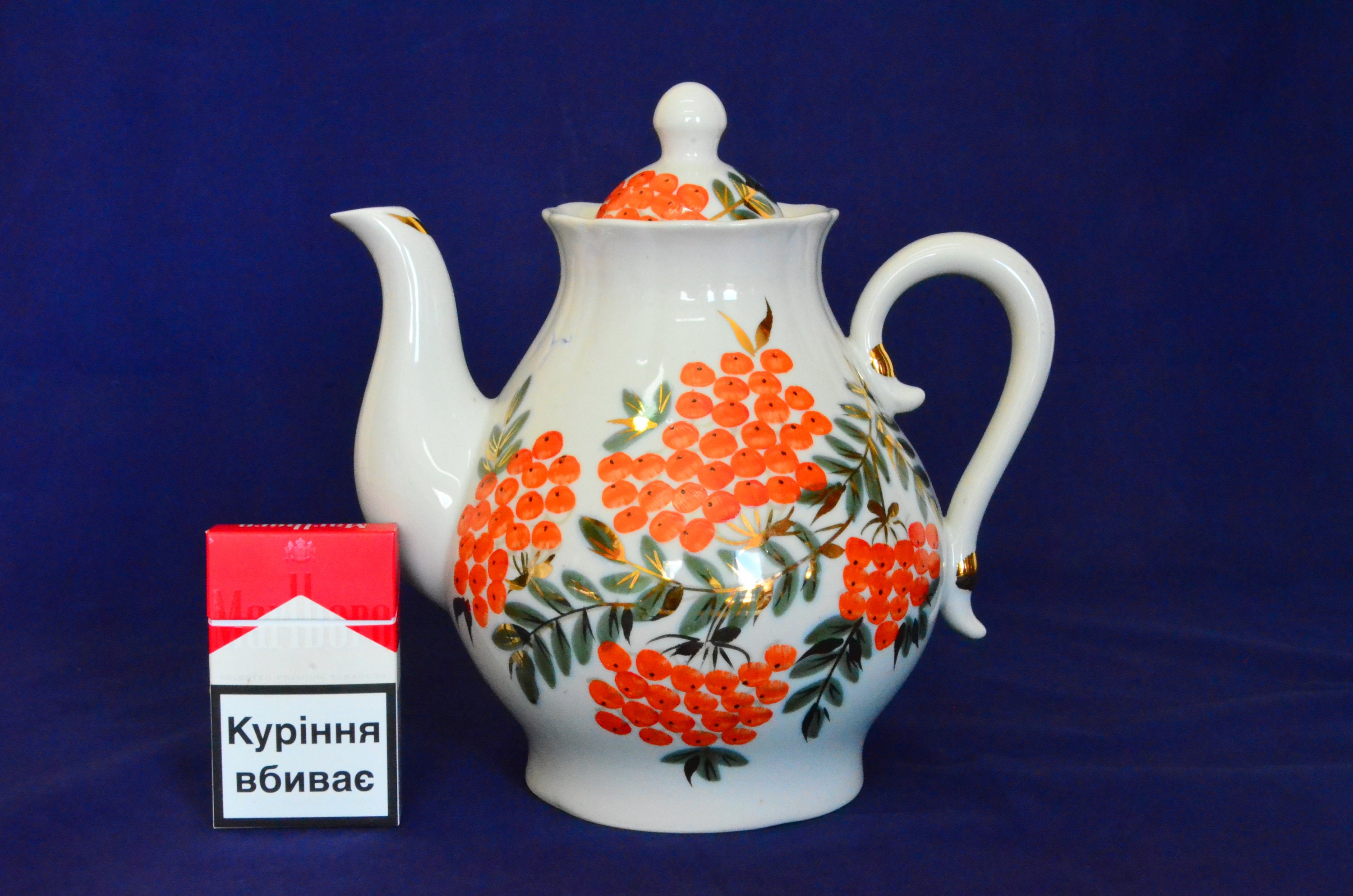 Large teapot porcelain teapot teapot kitchen decor Soviet Etsy
