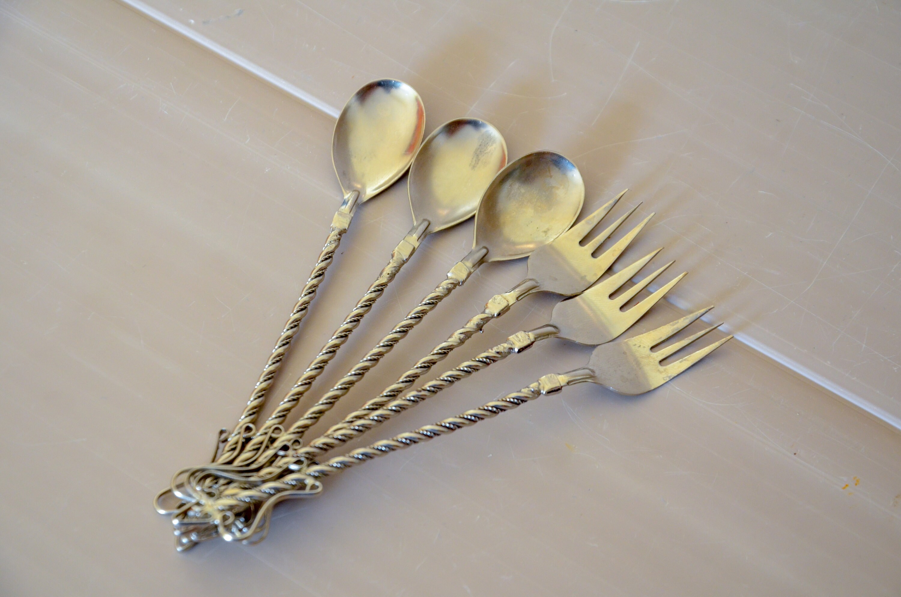 Antique Spoons Dessert Spoons Spoons a Set of Spoons Etsy