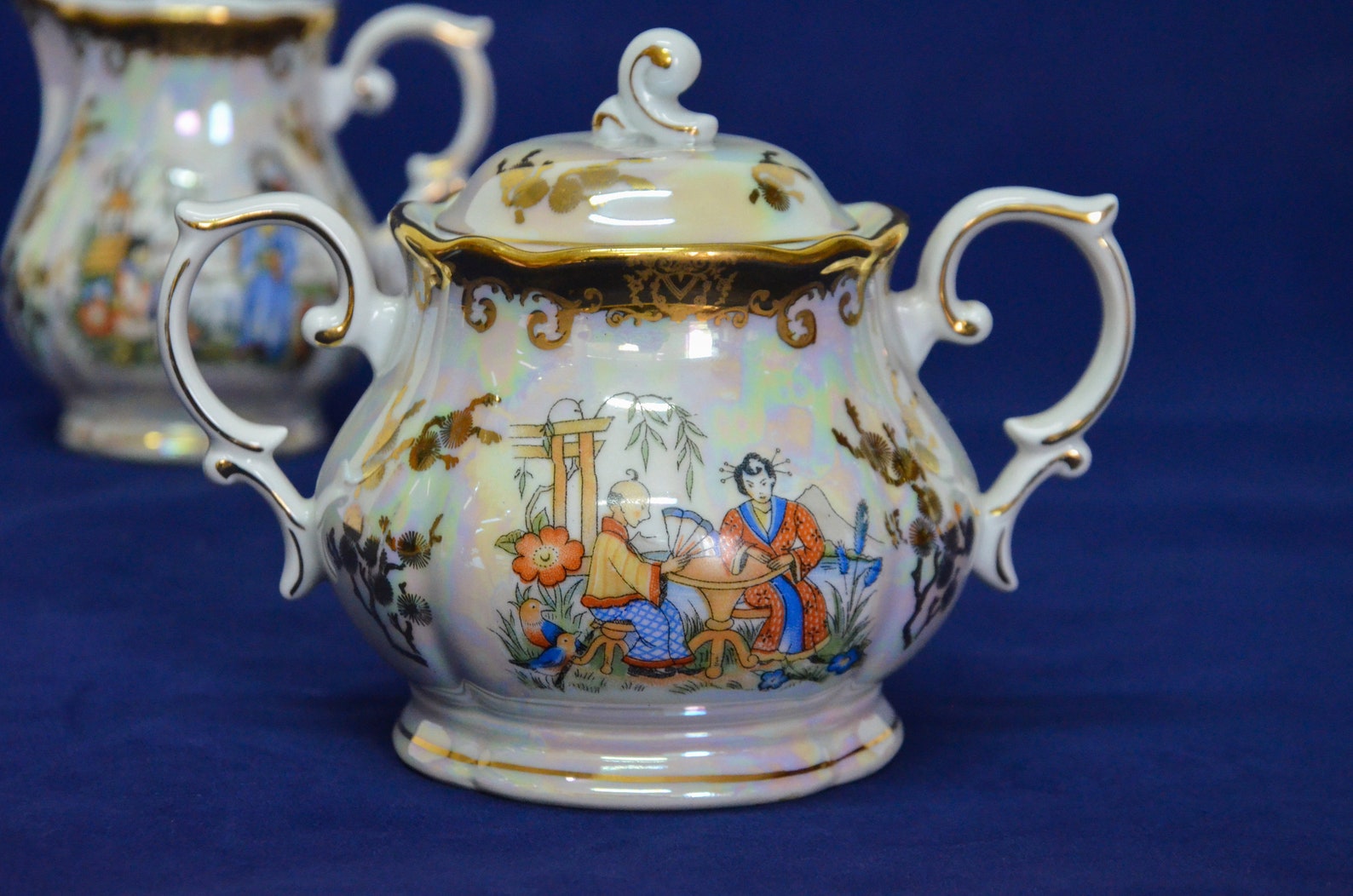 Tea Set Germany Tea Set Vintage Dishes Oscar Factory Etsy