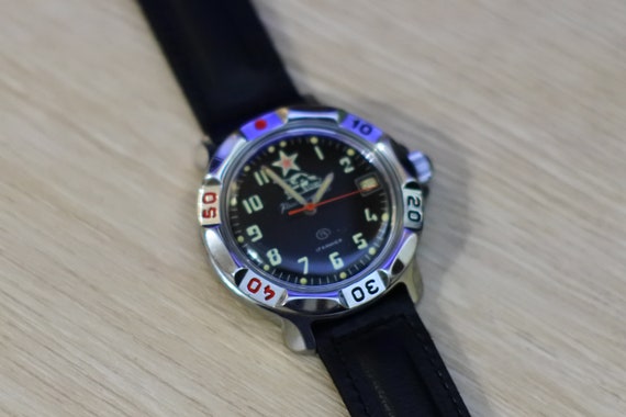 Men's wrist watch Vostok, 1990s vintage watches