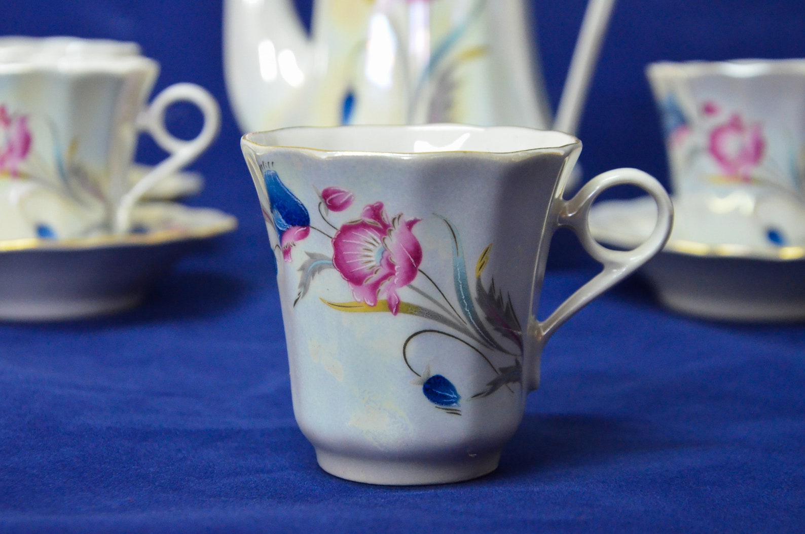 Coffee Set Coffee Set Vintage Coffee Pot Ceramic Coffee Etsy