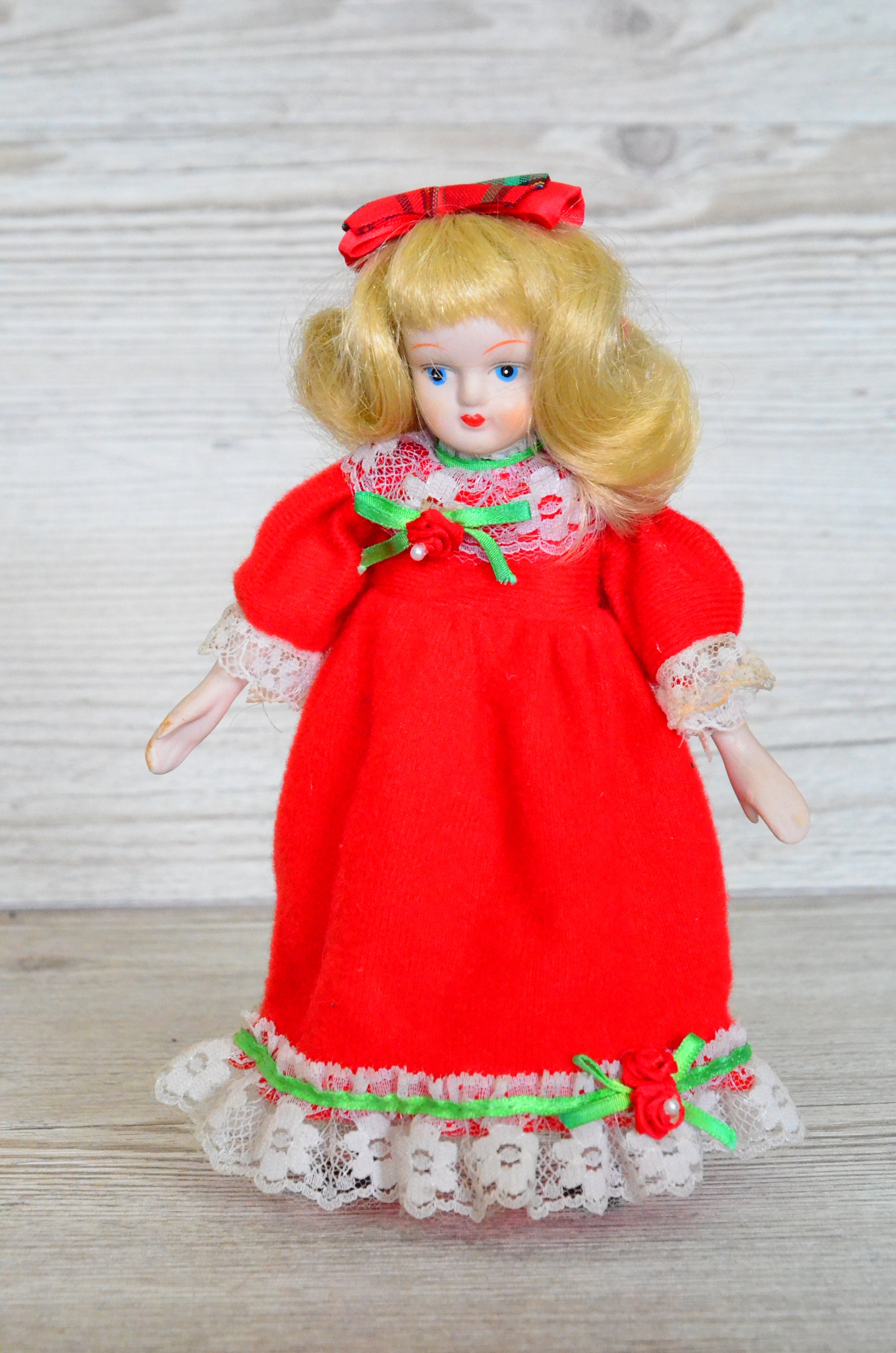 Vintage Collectible Doll sweet ceramic doll porcelain doll Etsy