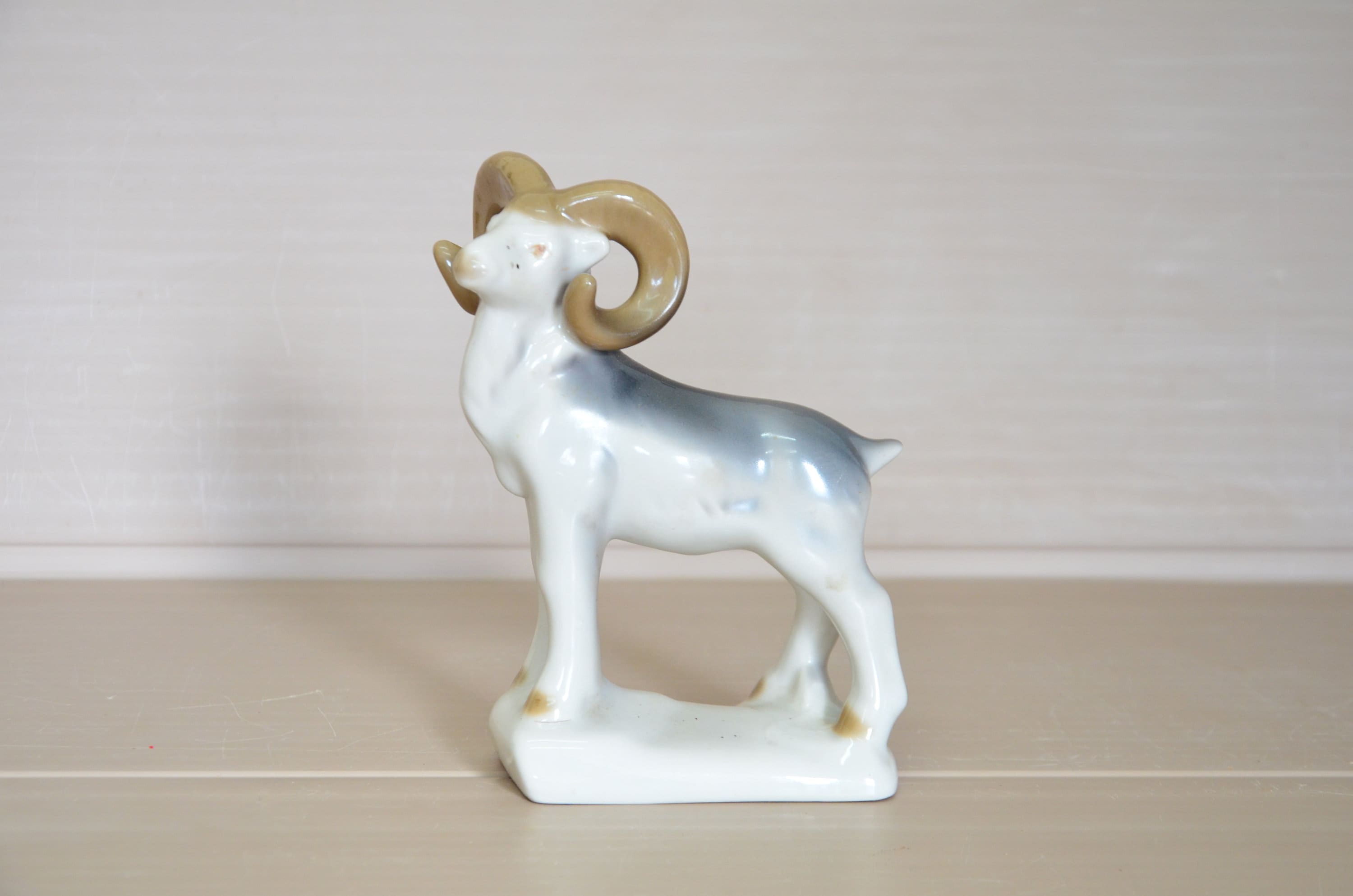 Antique Porcelain Figurine of Lamb Porcelain Figurine of the Etsy UK