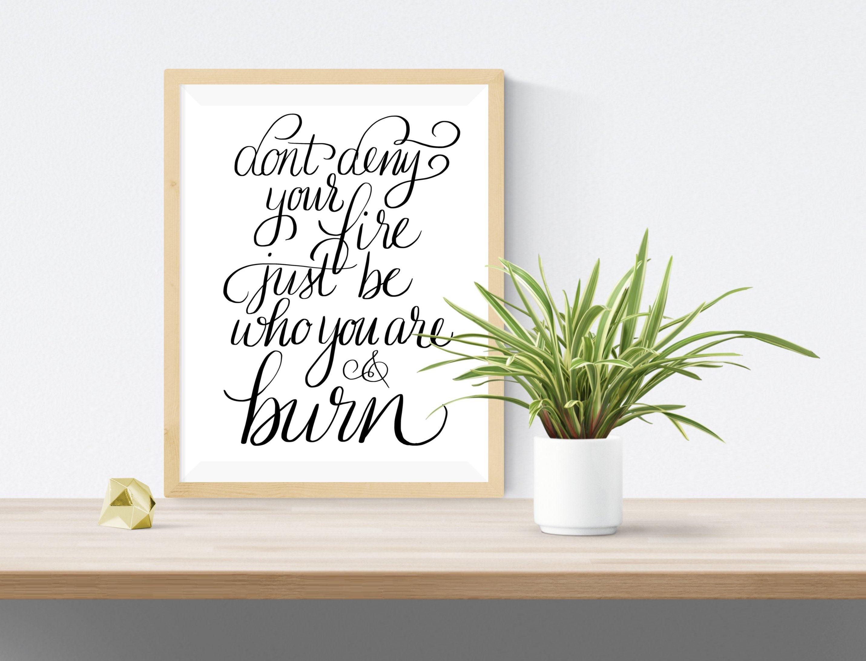 Inspirational Wall Art Hand Lettered Wall Art Hand lettered | Etsy