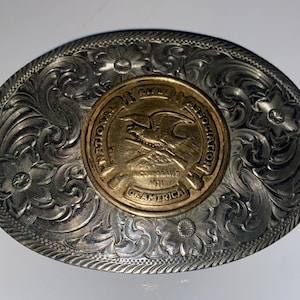 Nra National Rifle Association America Hunting Montana Silversmiths Belt Buckle