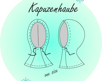 Kapuze, Sturmhaube, Balaclava, E-Book, Schnitt mit Nähanleitung