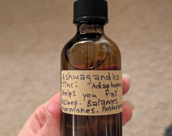 Adaptogenic Ashwagandha Tincture: Stress & Anxiety Relief