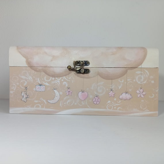 Scatola Dei Ricordi Memory Box I Primi Ricordi Di Per Femminuccia - Idea Regalo Prima Festa Della Mamma Neo Mamma Nascita