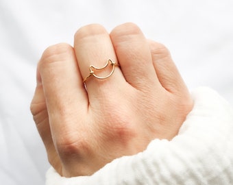 LUNA ring // 14K gold filled