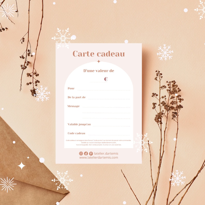 Gift card - Amount of your choice // Give without making a mistake image 4
