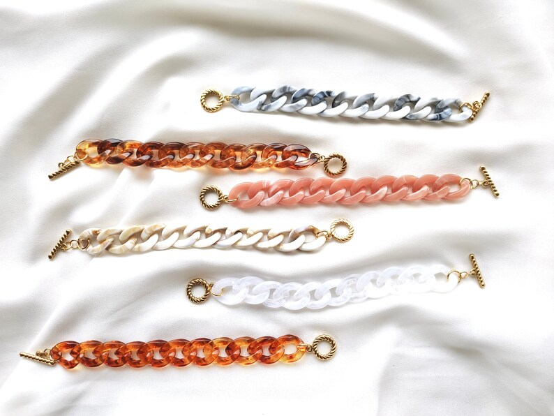 Bracelets à maillons en diamants, en or et de style antique - 6 465 en