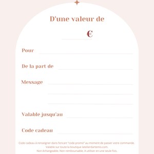 Gift card - Amount of your choice // Give without making a mistake image 6