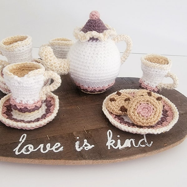 Crochet Tea Set Etsy