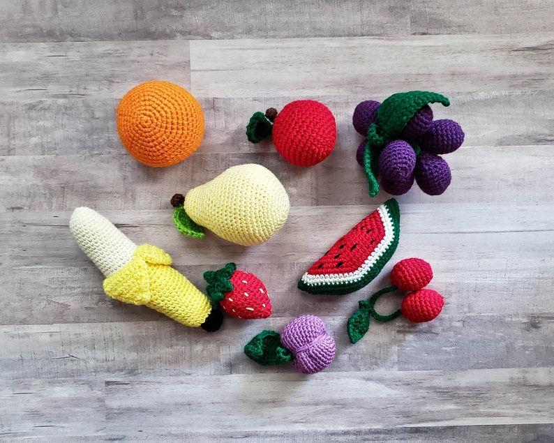 Pretend Food Play Food Pick any 10 Fruits and Veggies