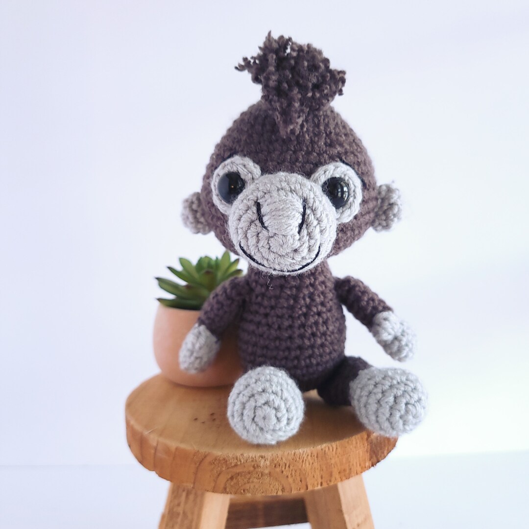 Little Gorilla Toy, Stuffed Gorilla, Gorilla Plush Etsy