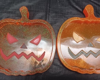 Pumpkin with glow in the dark eyes