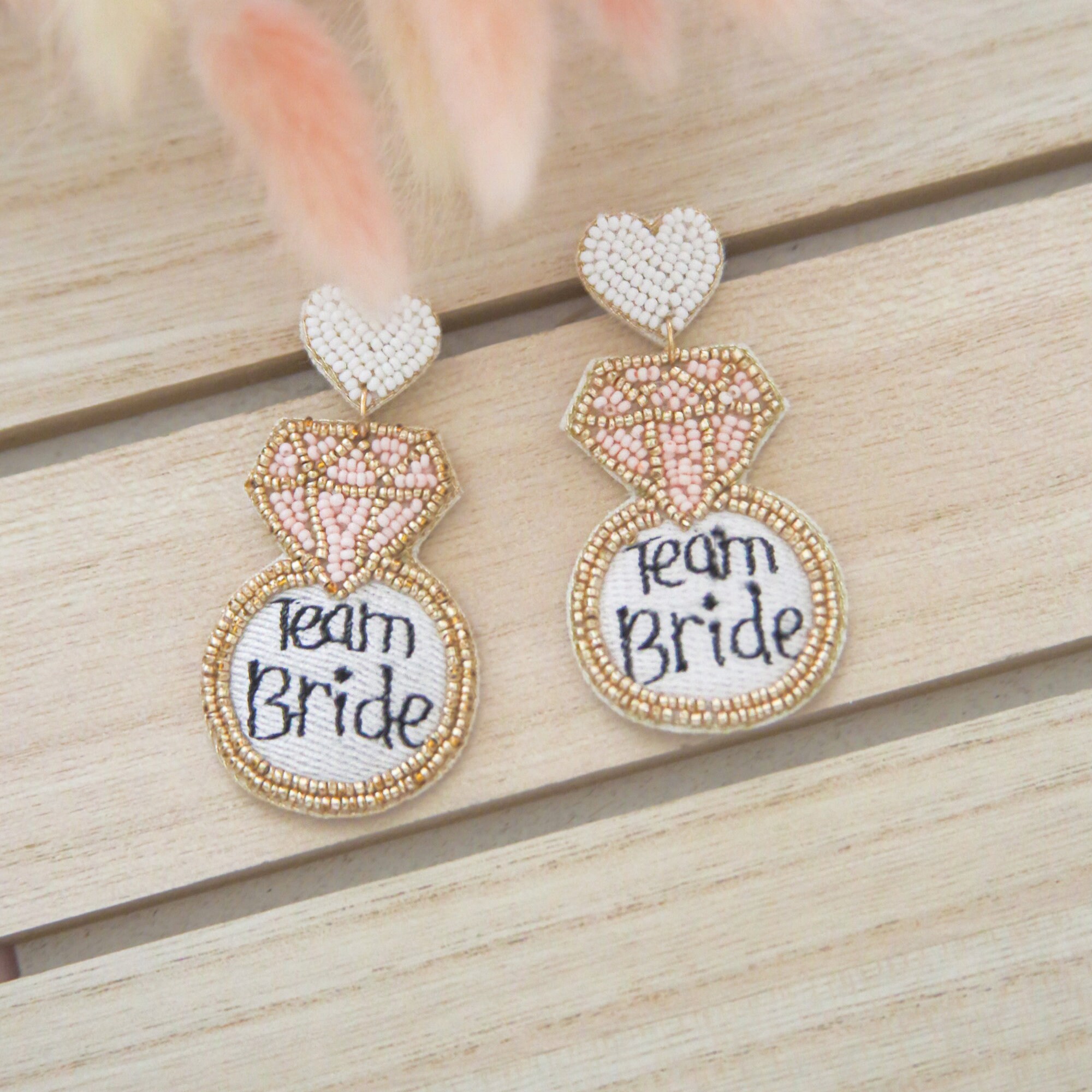 Team sale bride earrings