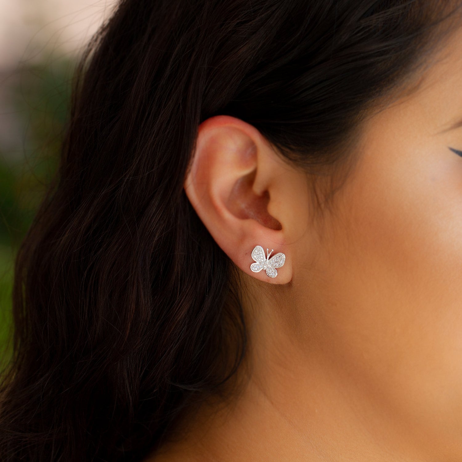 Butterfly Jewelry Earrings Gold Dipped Etsy