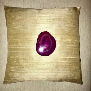 Handmade Luxury Geode Pillow image 2