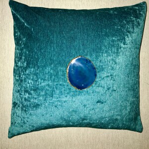 Handmade Luxury Geode Pillow image 4