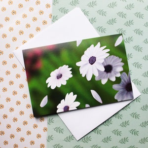 Carte de vœux florale