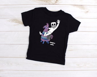 Fortnite T Shirt Etsy - fortnite x marshmello youth short sleeve t shirt