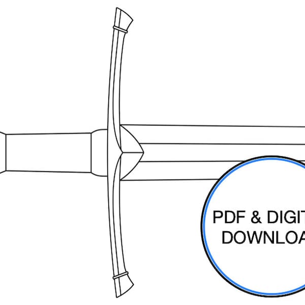 LOTR Strider Sword (Foam Template)